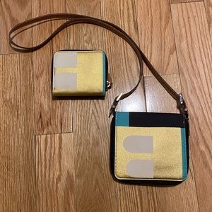 Bally Beppina Canvas bag with Matching Wallet